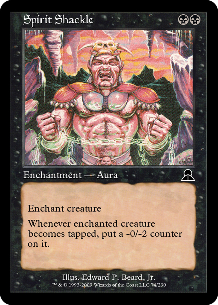 Spirit Shackle (ME3-074) - Masters Edition III Foil - Premium MTG Single from Wizards of the Coast - Just $0! Shop now at Game Crave Tournament Store