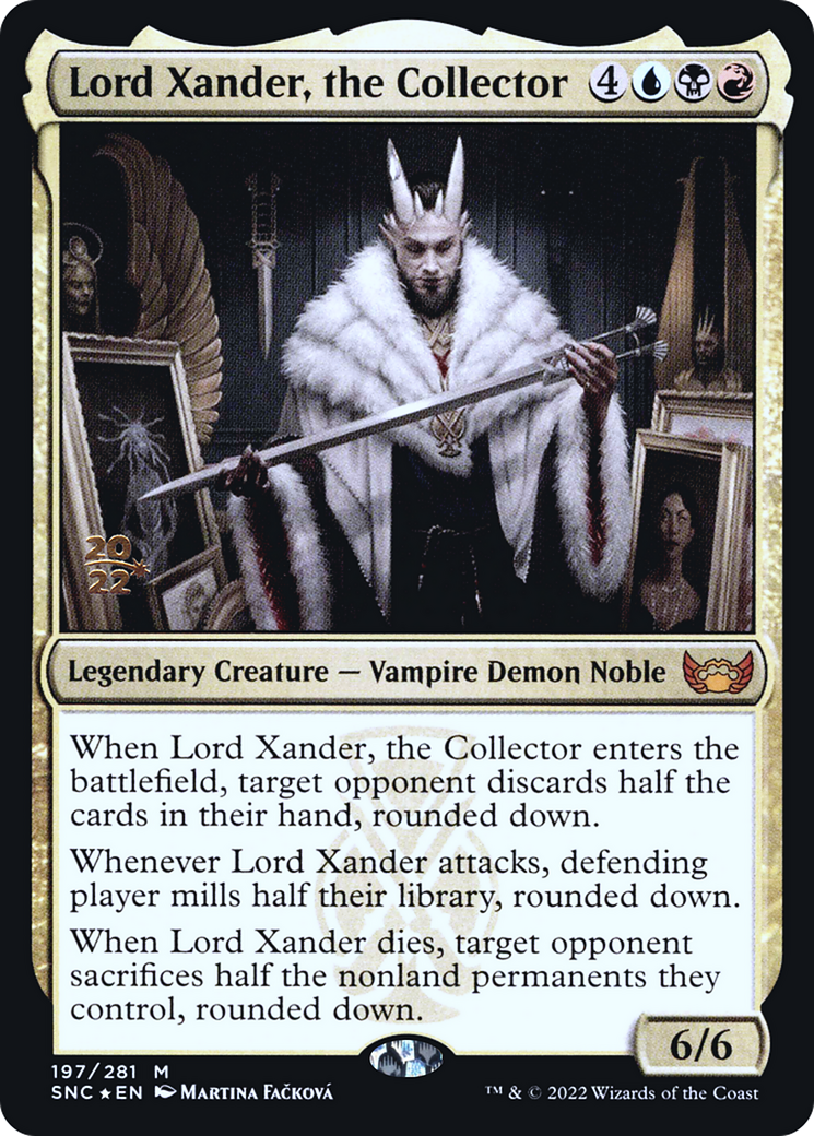 Lord Xander, the Collector (PSNC-197S) - Streets of New Capenna Promos Foil - Premium MTG Single from Wizards of the Coast - Just $1.35! Shop now at Game Crave Tournament Store