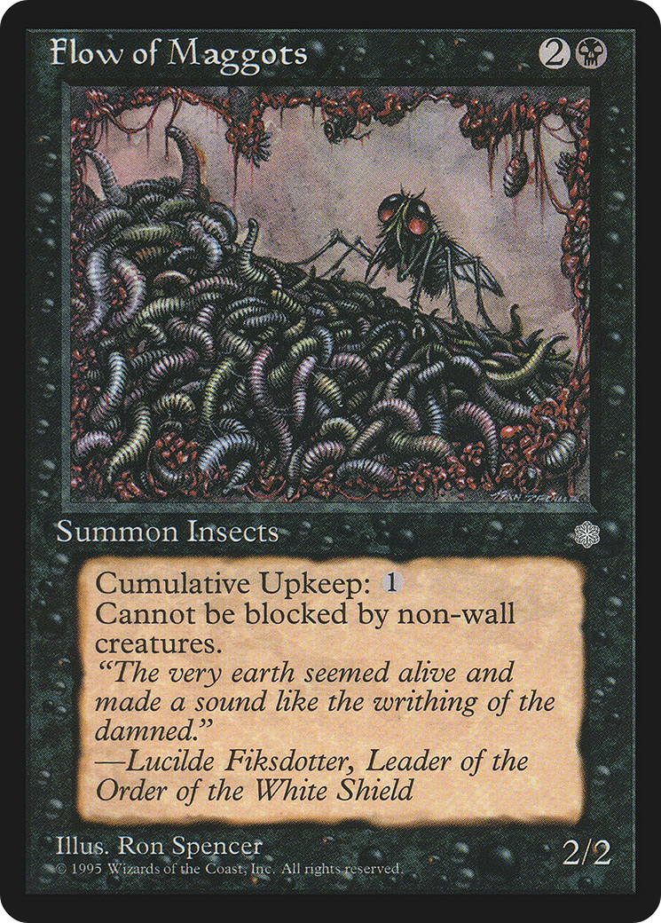 Flow of Maggots (ICE-125) - Ice Age - Premium MTG Single from Wizards of the Coast - Just $0.24! Shop now at Game Crave Tournament Store