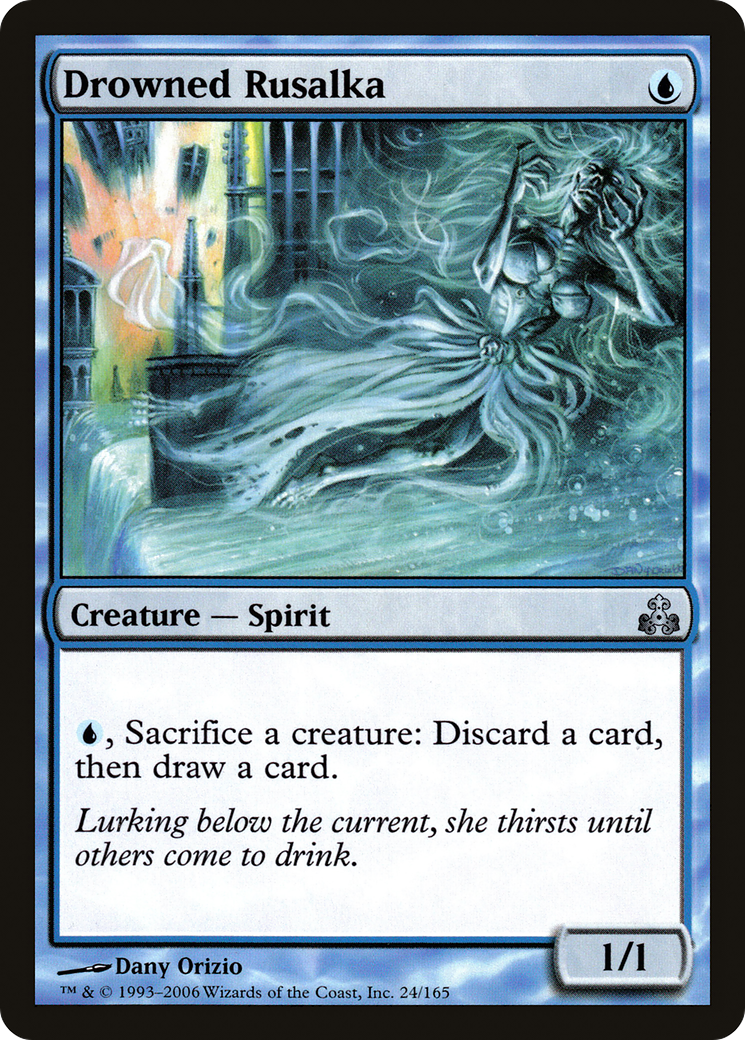 Drowned Rusalka (GPT-024) - Guildpact - Premium MTG Single from Wizards of the Coast - Just $0.26! Shop now at Game Crave Tournament Store