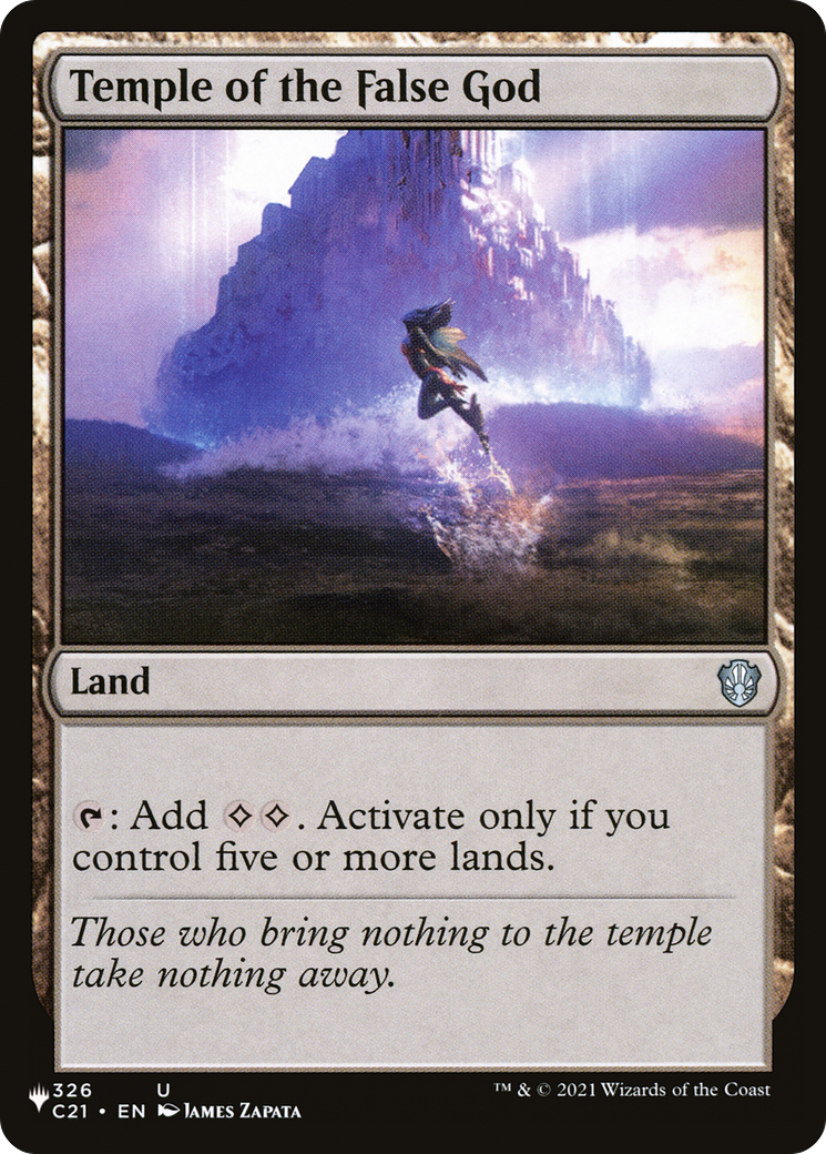 Temple of the False God (PHED-077) - Heads I Win, Tails You Lose - Premium MTG Single from Wizards of the Coast - Just $0.08! Shop now at Game Crave Tournament Store