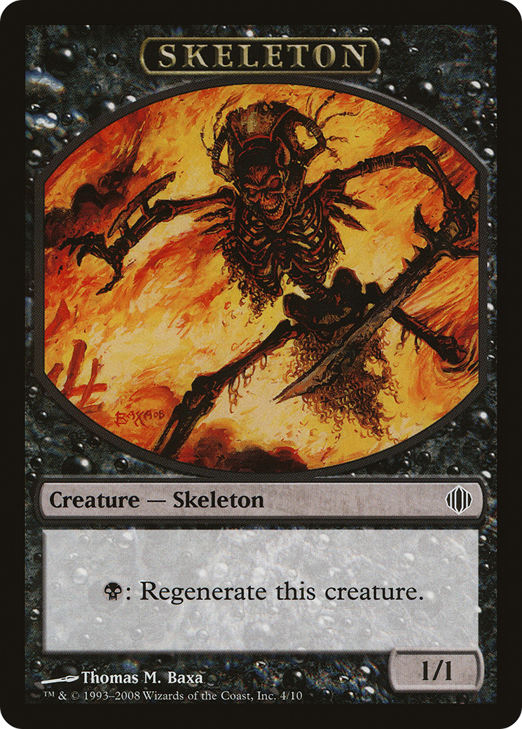 Skeleton (TALA-004) - Shards of Alara Tokens - Premium MTG Single from Wizards of the Coast - Just $0.08! Shop now at Game Crave Tournament Store