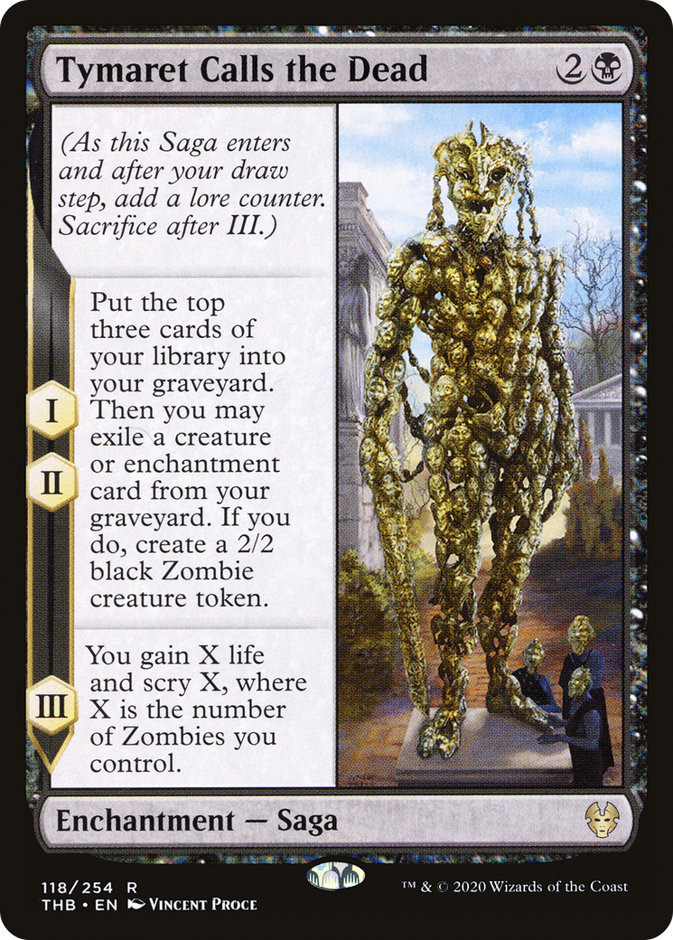 Tymaret Calls the Dead (THB-118) - Theros Beyond Death - Premium MTG Single from Wizards of the Coast - Just $0.08! Shop now at Game Crave Tournament Store
