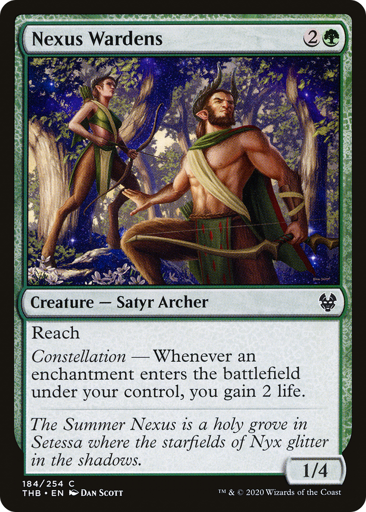 Nexus Wardens (THB-184) - Theros Beyond Death Foil - Premium MTG Single from Wizards of the Coast - Just $0.08! Shop now at Game Crave Tournament Store