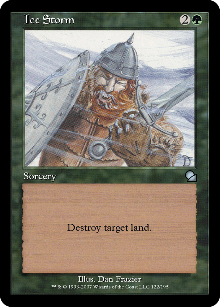 Ice Storm (ME1-122) - Masters Edition - Premium MTG Single from Wizards of the Coast - Just $0! Shop now at Game Crave Tournament Store
