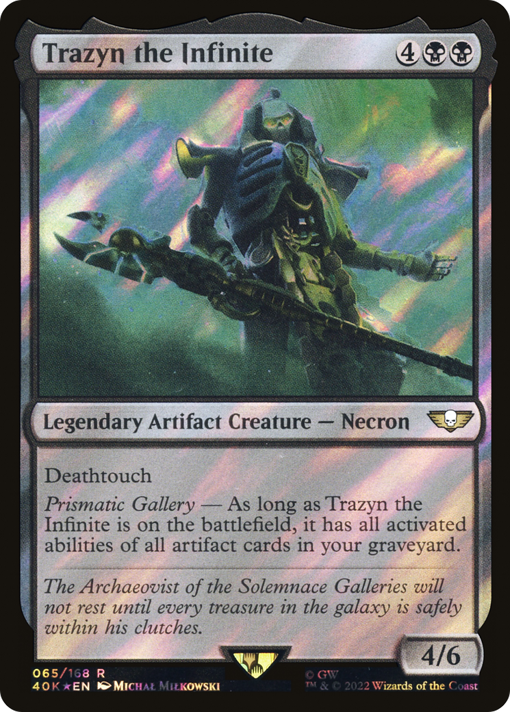 Trazyn the Infinite (40K-65★) - Warhammer 40,000 Commander Foil - Premium MTG Single from Wizards of the Coast - Just $4.32! Shop now at Game Crave Tournament Store