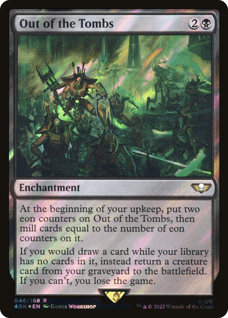Out of the Tombs (40K-46★) - Warhammer 40,000 Commander Foil - Premium MTG Single from Wizards of the Coast - Just $7.27! Shop now at Game Crave Tournament Store