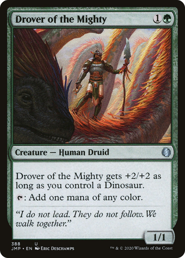 Drover of the Mighty (JMP-388) - Jumpstart - Premium MTG Single from Wizards of the Coast - Just $0.08! Shop now at Game Crave Tournament Store