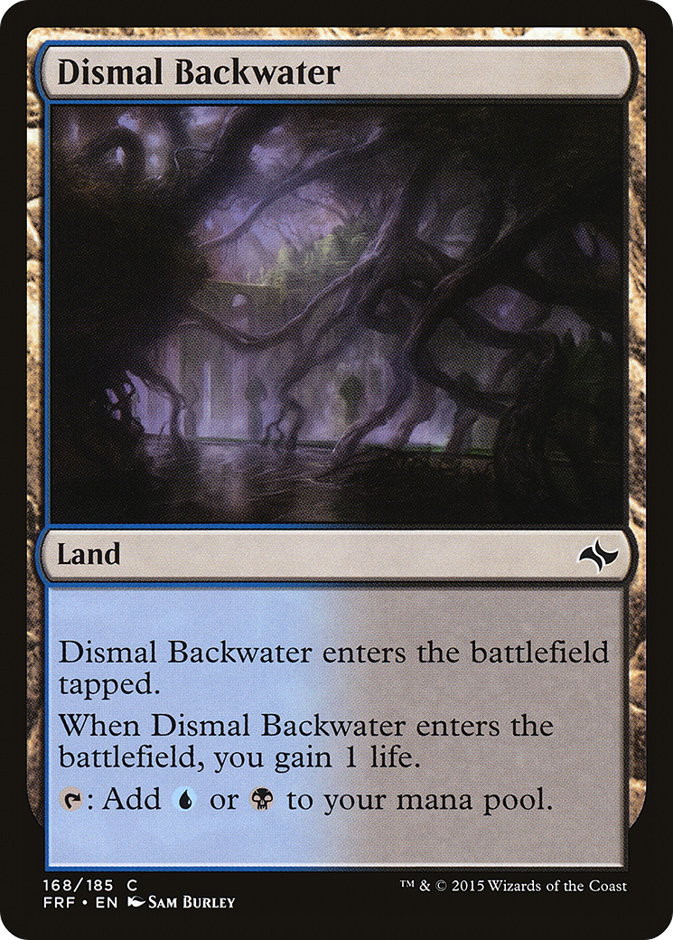 Dismal Backwater (FRF-168) - Fate Reforged Foil - Premium MTG Single from Wizards of the Coast - Just $0.11! Shop now at Game Crave Tournament Store