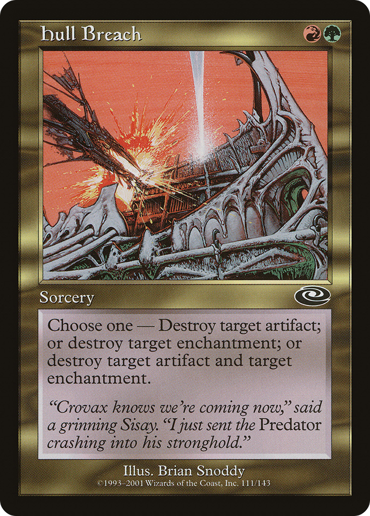 Hull Breach (PLS-111) - Planeshift Foil - Premium MTG Single from Wizards of the Coast - Just $3.06! Shop now at Game Crave Tournament Store