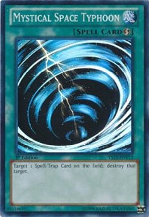 Mystical Space Typhoon (YS13-ENV12) - Super Starter: V for Victory Power-Up Pack Limited - Premium Yugioh Single from Konami - Just $0.24! Shop now at Game Crave Tournament Store