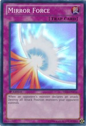 Mirror Force (YS13-ENV14) - Super Starter: V for Victory Power-Up Pack Unlimited - Premium Yugioh Single from Konami - Just $0.65! Shop now at Game Crave Tournament Store