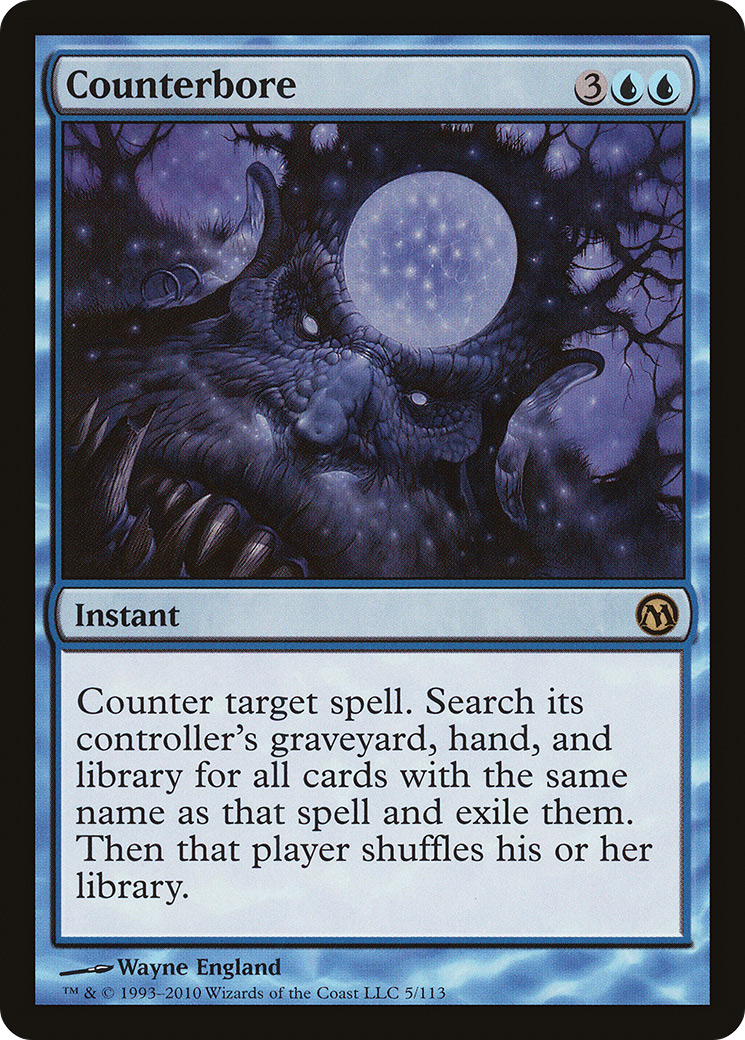 Counterbore (DPA-005) - Duels of the Planeswalkers - Premium MTG Single from Wizards of the Coast - Just $0.25! Shop now at Game Crave Tournament Store