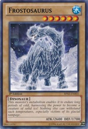 Frostosaurus (BP02-EN003) - Battle Pack 2: War of the Giants Unlimited - Premium Yugioh Single from Konami - Just $0.25! Shop now at Game Crave Tournament Store