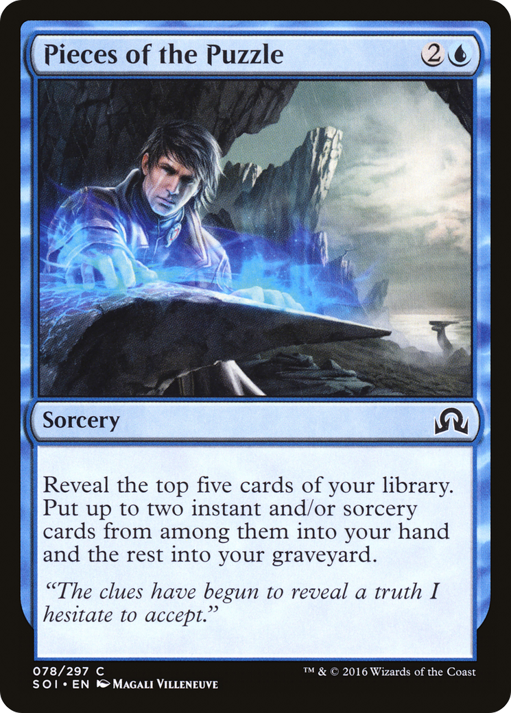 Pieces of the Puzzle (SOI-078) - Shadows over Innistrad - Premium MTG Single from Wizards of the Coast - Just $0.25! Shop now at Game Crave Tournament Store