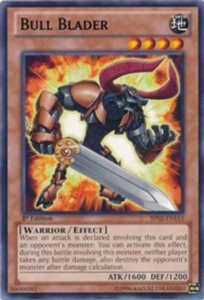 Bull Blader (BP02-EN115) - Battle Pack 2: War of the Giants Unlimited - Premium Yugioh Single from Konami - Just $0.25! Shop now at Game Crave Tournament Store