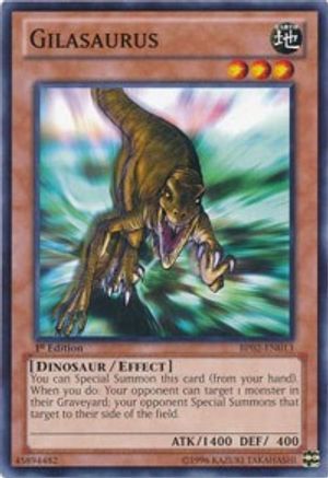Gilasaurus (BP02-EN013) - Battle Pack 2: War of the Giants Unlimited - Premium Yugioh Single from Konami - Just $0.26! Shop now at Game Crave Tournament Store