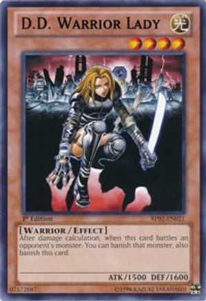 D.D. Warrior Lady (BP02-EN021) - Battle Pack 2: War of the Giants Unlimited - Premium Yugioh Single from Konami - Just $0.50! Shop now at Game Crave Tournament Store