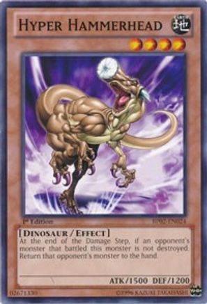 Hyper Hammerhead (BP02-EN024) - Battle Pack 2: War of the Giants 1st Edition - Premium Yugioh Single from Konami - Just $0.08! Shop now at Game Crave Tournament Store