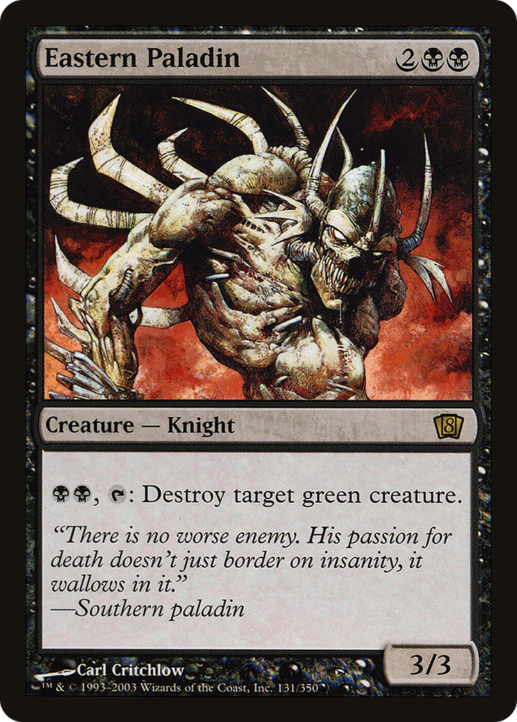 Eastern Paladin (8ED-131★) - Eighth Edition Foil - Premium MTG Single from Wizards of the Coast - Just $2.20! Shop now at Game Crave Tournament Store