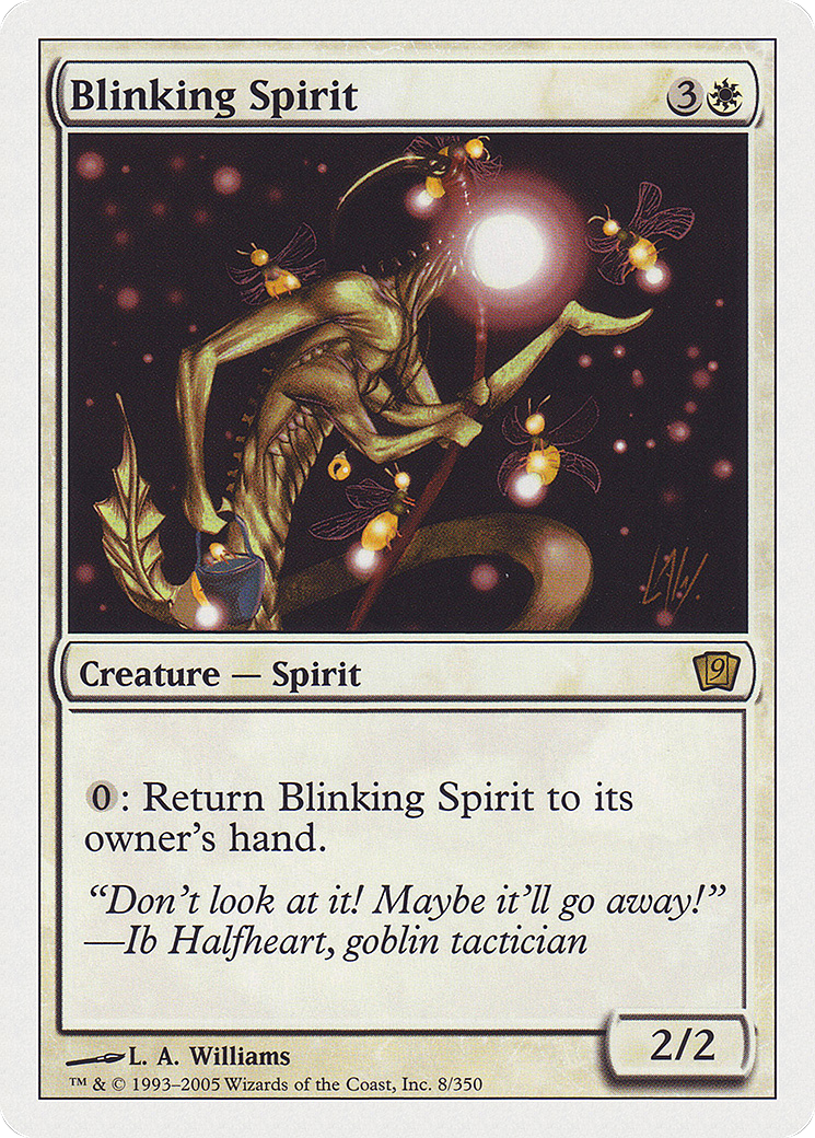 Blinking Spirit (9ED-008) - Ninth Edition - Premium MTG Single from Wizards of the Coast - Just $0.08! Shop now at Game Crave Tournament Store