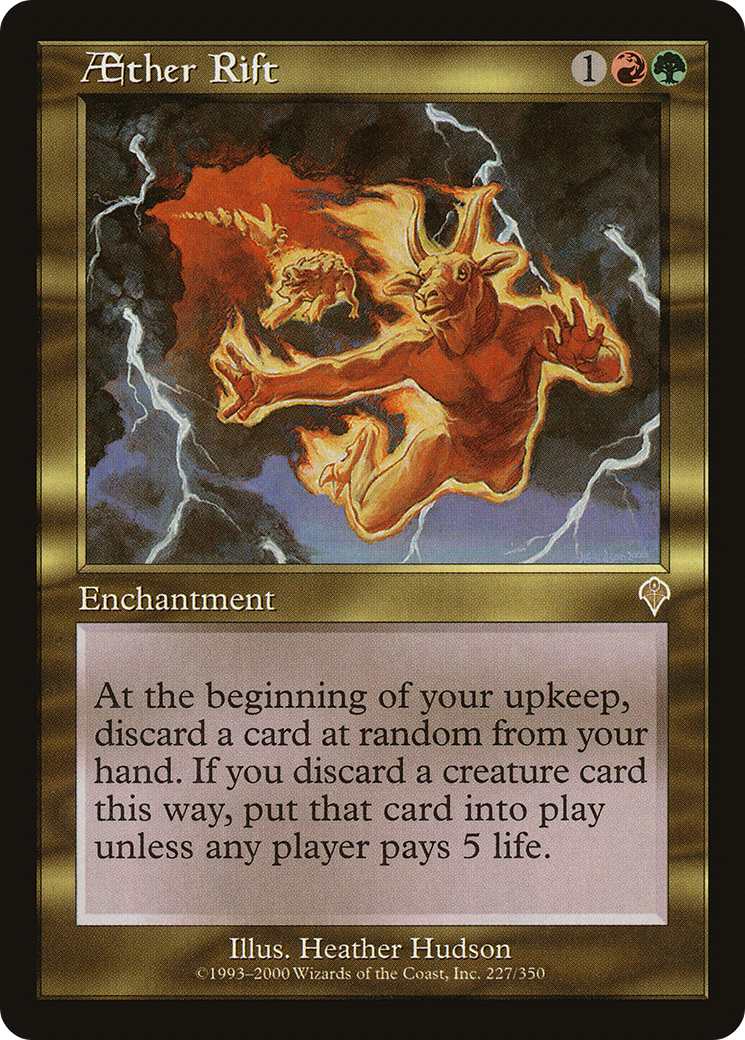 Aether Rift (INV-227) - Invasion - Premium MTG Single from Wizards of the Coast - Just $0.18! Shop now at Game Crave Tournament Store