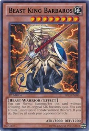 Beast King Barbaros (BP02-EN080) - Battle Pack 2: War of the Giants 1st Edition - Premium Yugioh Single from Konami - Just $0.25! Shop now at Game Crave Tournament Store