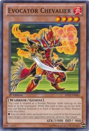 Evocator Chevalier (BP02-EN085) - Battle Pack 2: War of the Giants Unlimited - Premium Yugioh Single from Konami - Just $0.38! Shop now at Game Crave Tournament Store