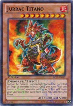 Jurrac Titano (BP02-EN089) - Battle Pack 2: War of the Giants Unlimited - Premium Yugioh Single from Konami - Just $0.25! Shop now at Game Crave Tournament Store
