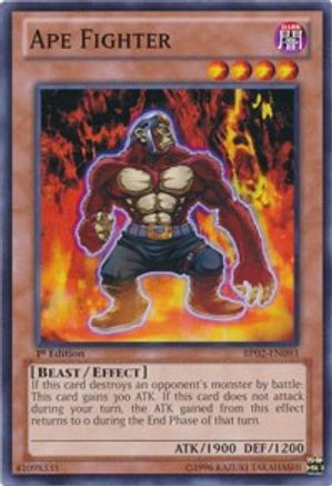 Ape Fighter (BP02-EN093) - Battle Pack 2: War of the Giants Unlimited - Premium Yugioh Single from Konami - Just $0.25! Shop now at Game Crave Tournament Store