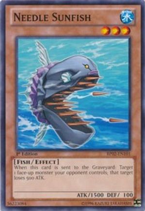 Needle Sunfish (BP02-EN101) - Battle Pack 2: War of the Giants Unlimited - Premium Yugioh Single from Konami - Just $0.25! Shop now at Game Crave Tournament Store