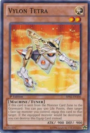 Vylon Tetra (BP02-EN106) - Battle Pack 2: War of the Giants 1st Edition - Premium Yugioh Single from Konami - Just $0.25! Shop now at Game Crave Tournament Store