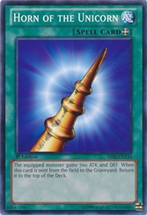 Horn of the Unicorn (BP02-EN134) - Battle Pack 2: War of the Giants Unlimited - Premium Yugioh Single from Konami - Just $0.25! Shop now at Game Crave Tournament Store