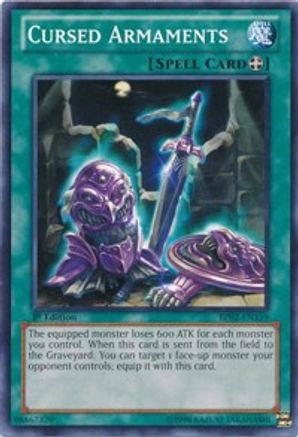 Cursed Armaments (BP02-EN159) - Battle Pack 2: War of the Giants 1st Edition - Premium Yugioh Single from Konami - Just $0.25! Shop now at Game Crave Tournament Store