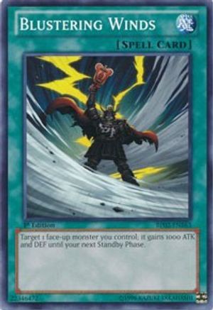 Blustering Winds (BP02-EN163) - Battle Pack 2: War of the Giants Unlimited - Premium Yugioh Single from Konami - Just $0.25! Shop now at Game Crave Tournament Store