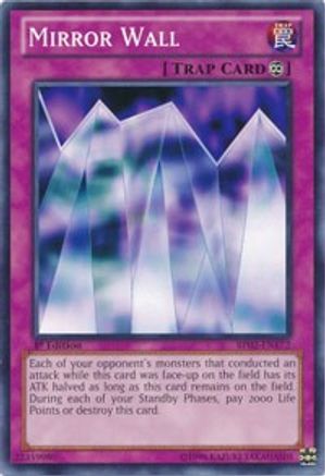 Mirror Wall (BP02-EN172) - Battle Pack 2: War of the Giants 1st Edition - Premium Yugioh Single from Konami - Just $0.25! Shop now at Game Crave Tournament Store