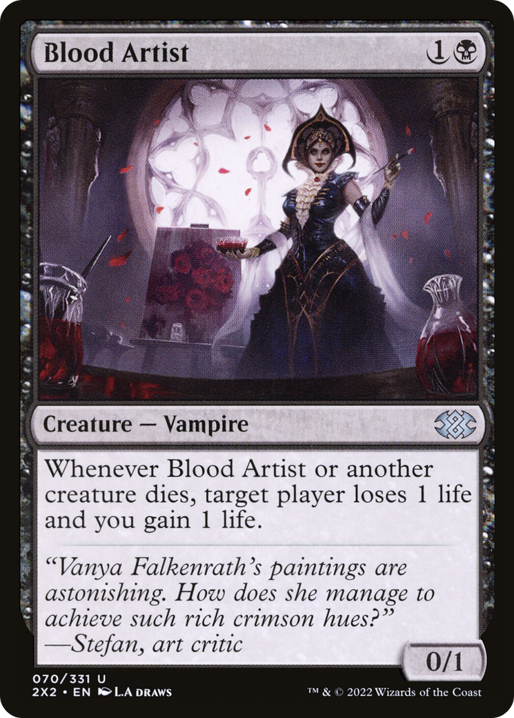 Blood Artist (2X2-070) - Double Masters 2022 - Premium MTG Single from Wizards of the Coast - Just $0.28! Shop now at Game Crave Tournament Store