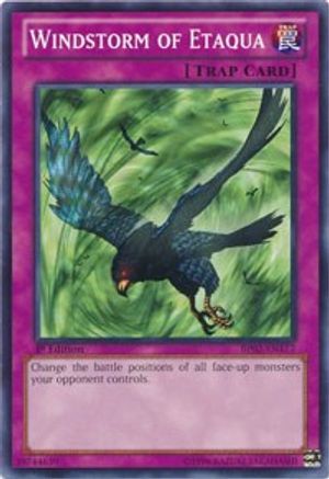 Windstorm of Etaqua (BP02-EN177) - Battle Pack 2: War of the Giants Unlimited - Premium Yugioh Single from Konami - Just $0.46! Shop now at Game Crave Tournament Store