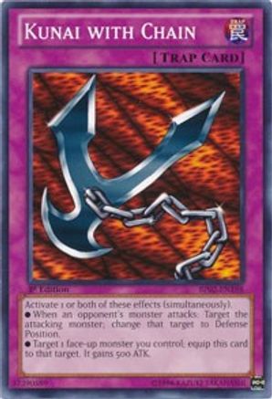 Kunai with Chain (BP02-EN198) - Battle Pack 2: War of the Giants Unlimited - Premium Yugioh Single from Konami - Just $0.25! Shop now at Game Crave Tournament Store