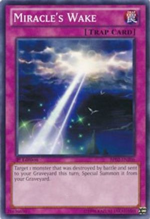Miracle's Wake (BP02-EN206) - Battle Pack 2: War of the Giants Unlimited - Premium Yugioh Single from Konami - Just $0.25! Shop now at Game Crave Tournament Store