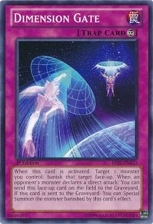Dimension Gate (BP02-EN213) - Battle Pack 2: War of the Giants Unlimited - Premium Yugioh Single from Konami - Just $0.38! Shop now at Game Crave Tournament Store