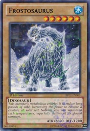 Frostosaurus (Mosaic Rare) (BP02-EN003) - Battle Pack 2: War of the Giants Unlimited - Premium Yugioh Single from Konami - Just $0.76! Shop now at Game Crave Tournament Store