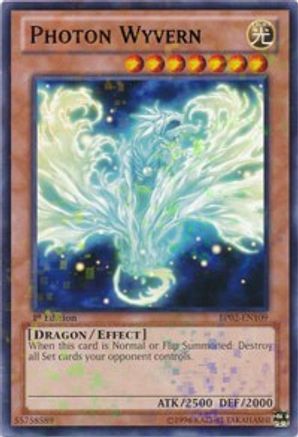 Photon Wyvern (Mosaic Rare) (BP02-EN109) - Battle Pack 2: War of the Giants Unlimited - Premium Yugioh Single from Konami - Just $0.40! Shop now at Game Crave Tournament Store