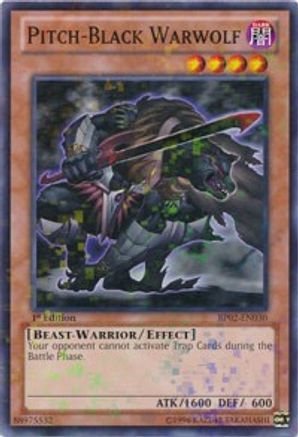 Pitch-Black Warwolf (Mosaic Rare) (BP02-EN030) - Battle Pack 2: War of the Giants Unlimited - Premium Yugioh Single from Konami - Just $0.25! Shop now at Game Crave Tournament Store