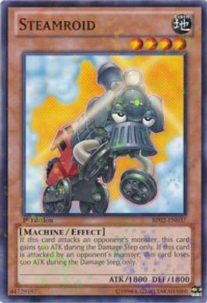 Steamroid (Mosaic Rare) (BP02-EN037) - Battle Pack 2: War of the Giants 1st Edition - Premium Yugioh Single from Konami - Just $0.40! Shop now at Game Crave Tournament Store