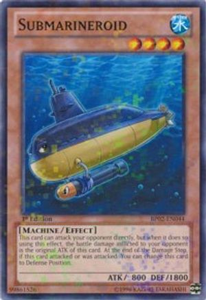 Submarineroid (Mosaic Rare) (BP02-EN044) - Battle Pack 2: War of the Giants 1st Edition - Premium Yugioh Single from Konami - Just $0.25! Shop now at Game Crave Tournament Store
