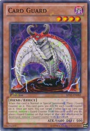 Card Guard (Mosaic Rare) (BP02-EN082) - Battle Pack 2: War of the Giants 1st Edition - Premium Yugioh Single from Konami - Just $0.25! Shop now at Game Crave Tournament Store