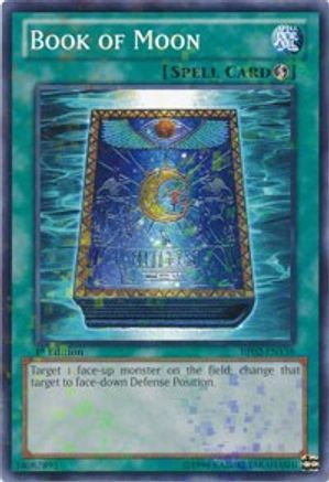 Book of Moon (Mosaic Rare) (BP02-EN138) - Battle Pack 2: War of the Giants Unlimited - Premium Yugioh Single from Konami - Just $0.97! Shop now at Game Crave Tournament Store