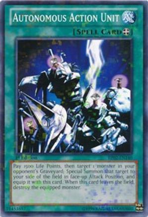 Autonomous Action Unit (Mosaic Rare) (BP02-EN140) - Battle Pack 2: War of the Giants 1st Edition - Premium Yugioh Single from Konami - Just $0.25! Shop now at Game Crave Tournament Store