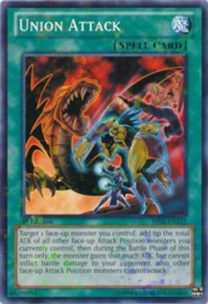 Union Attack (Mosaic Rare) (BP02-EN152) - Battle Pack 2: War of the Giants Unlimited - Premium Yugioh Single from Konami - Just $0.31! Shop now at Game Crave Tournament Store